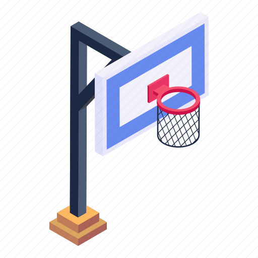 Basketball hoop, netball, basketball booth, basketball pole, basketball ring icon - Download on Iconfinder