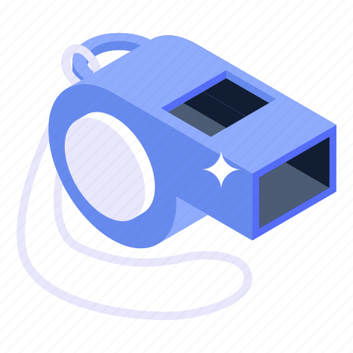 Referee whistle, whistle, referee alarm, sports alarm, whistleblower icon - Download on Iconfinder