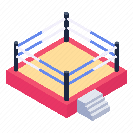 Wrestling ring, boxing ring, wrestling field, boxing field, wrestling match icon - Download on Iconfinder