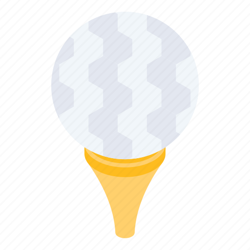 Golf tee, golf, golf ball, ball stand, ball tee icon - Download on Iconfinder