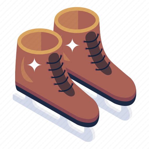 Ice skates, footwear, footgear, skating boots, skating footwear icon - Download on Iconfinder
