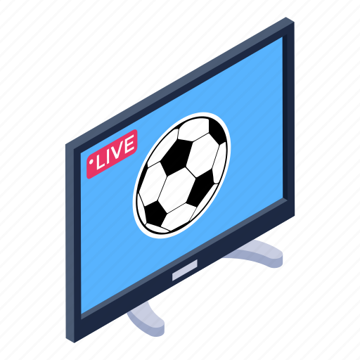 Sports tv, football tv, football match, sports broadcasting icon - Download on Iconfinder