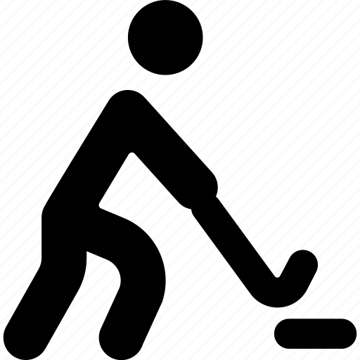 Sport, hockey, sports, athlete, human, stick, person icon - Download on Iconfinder