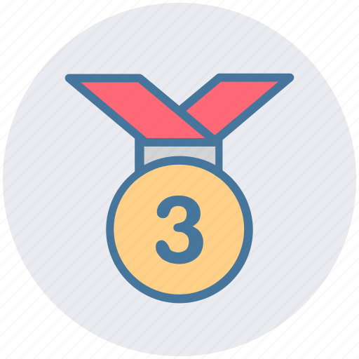 3rd position, award, competition, health, medal, reward, sports icon - Download on Iconfinder