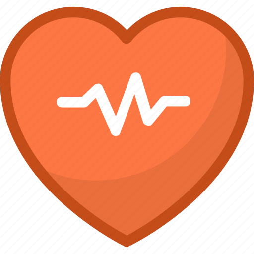 Cardiology, heart, heartbeat, lifeline, pulse icon - Download on Iconfinder