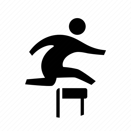 Athletics, jump, obstacle, race, running, sport, steeplechase icon - Download on Iconfinder
