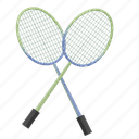 rackets, badminton, game, sport, play, shuttlecock, exercise