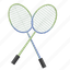 rackets, badminton, game, sport, play, shuttlecock, exercise 
