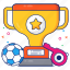 football trophy, award, reward, achievement, triumph 