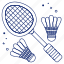 badminton, badminton game, sports tool, sports equipment, sports instrument 