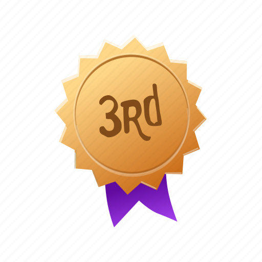 Award, bronze, game, medal, podium, third, win icon - Download on Iconfinder