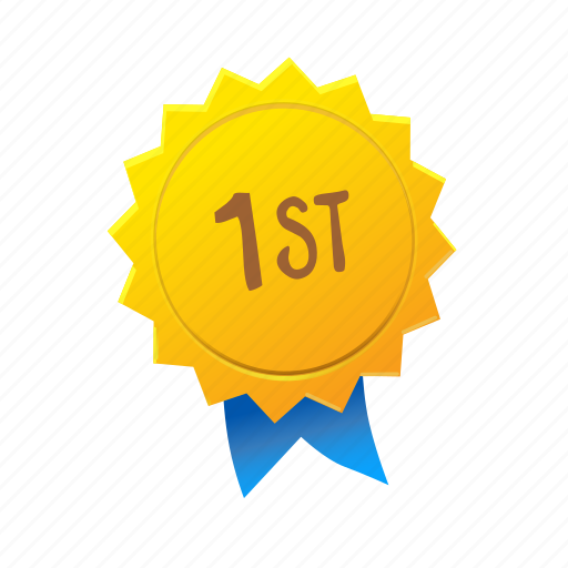 First place, gold, medal, prize, winner, award icon - Download on Iconfinder