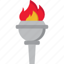 olympic fire torch icon, game, sports, olympic