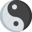 black, white, balance icon 