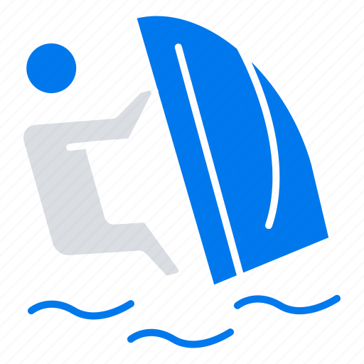 Sport, surfer, surfing, water, wind icon - Download on Iconfinder