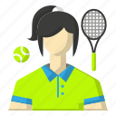 avatar, ball, racket, sports, tennis