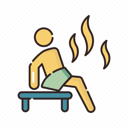 Sauna, sports, fitness, gym, health, relaxing, sweating icon - Download on Iconfinder