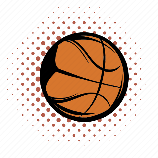 Activity, ball, basketball, comics, equipment, orange, sphere icon - Download on Iconfinder