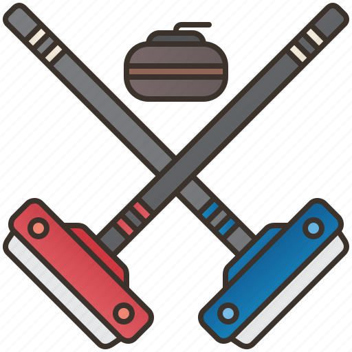Brush, curling, ice, sport, stone icon - Download on Iconfinder