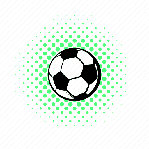 Ball, comics, football, game, goal, soccer, sport icon - Download on Iconfinder