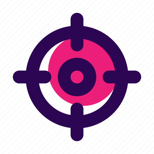 Aim, arrow, bullseye, focus, goal, pointer, target icon - Download on Iconfinder