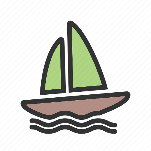 Boat, boating, race, sail, sports, water, yacht icon - Download on Iconfinder