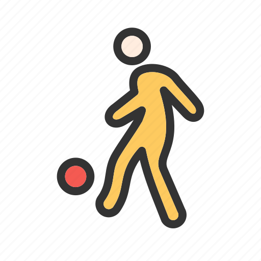 Ball, football, goal, match, player, soccer, sports icon - Download on Iconfinder