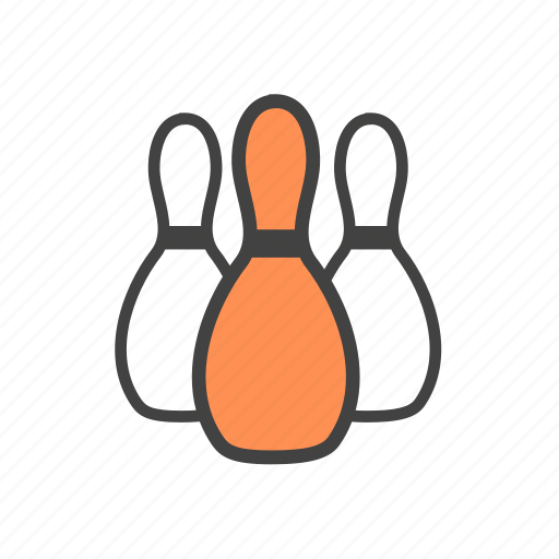 Bowling, bowling pins, pins, bowl icon - Download on Iconfinder