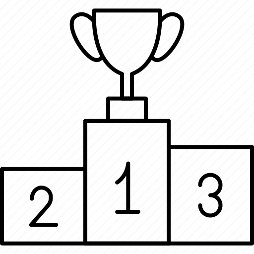 Trophy, podium, winner, position icon - Download on Iconfinder