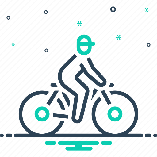 Cycling, bicycle, cyclist, rider, ride, vehicle, velocipede icon - Download on Iconfinder
