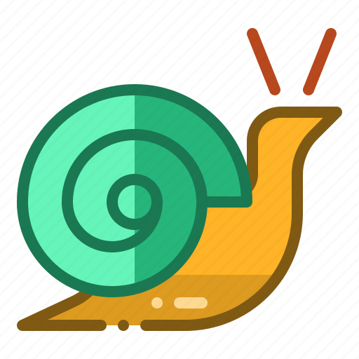 Snail, shell, animal, spring, slow icon - Download on Iconfinder
