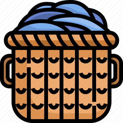 Basket, home, house, household, items, things icon - Download on Iconfinder