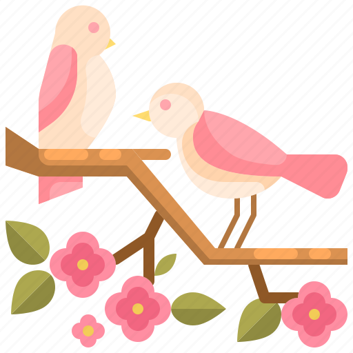Animal, bird, flower, fly, wings icon - Download on Iconfinder