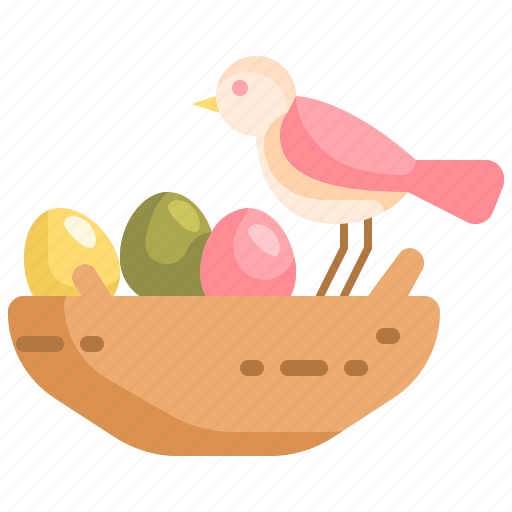 Animal, bird, easter, egg, nest icon - Download on Iconfinder