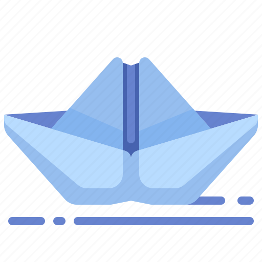Boat, origami, paper, ship icon - Download on Iconfinder