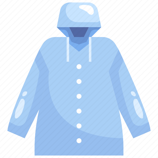 Clothing, fashion, jacket, raincoat, security icon - Download on Iconfinder