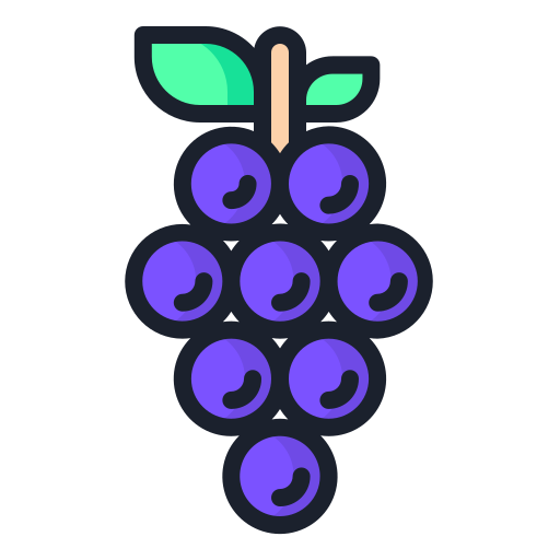 Grapes, fruit, food icon - Free download on Iconfinder