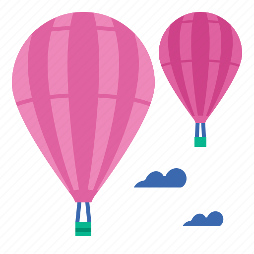 Balloon, hot, air, fly, sky, travel, flight icon - Download on Iconfinder