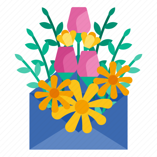Letter, flower, floral, leaf, alphabet, spring icon - Download on Iconfinder