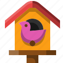 bird, house, animal, nest, box, home