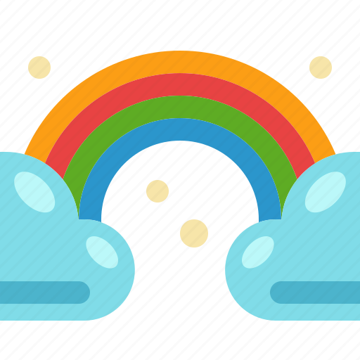 Rainbow, nature, weather, cloud, rain, sky icon - Download on Iconfinder