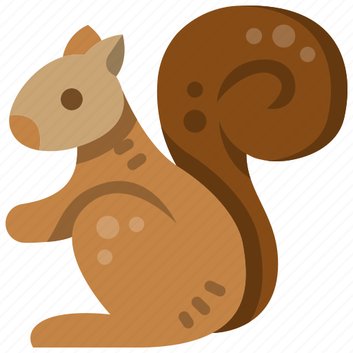 Squirrel, animal, wildlife, chipmunk, rodent icon - Download on Iconfinder