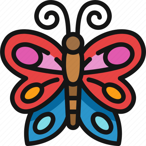 Butterfly, garden, insect, animal, spring icon - Download on Iconfinder