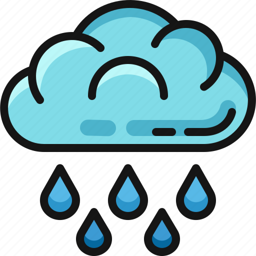 Rain, weather, climate, cloud, meteorology, water icon - Download on Iconfinder