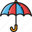 umbrella, protection, rain, equipment, weather 
