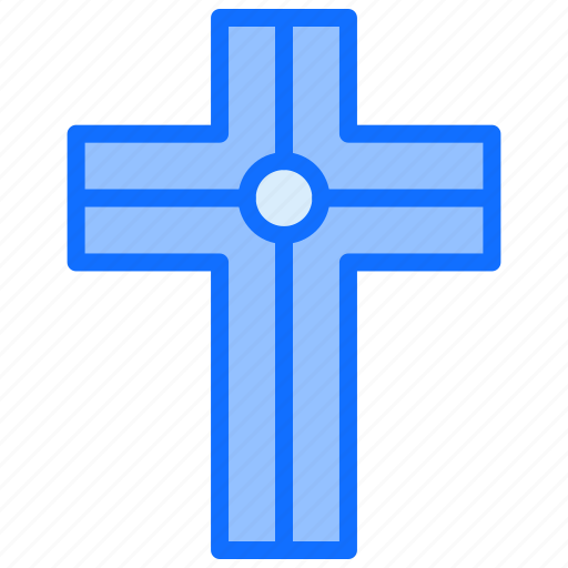 Spring, christianity, cross, easter, sign icon - Download on Iconfinder
