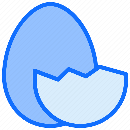 Spring, easter, egg, broke icon - Download on Iconfinder