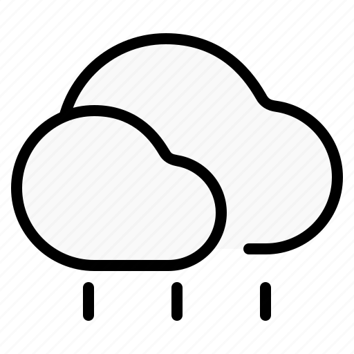 Rain, rainy, downpour, cloud, cloudy, storm, weather icon - Download on Iconfinder