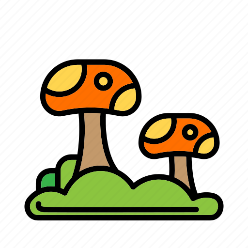 Mushroom, nature, flower, beautiful, garden, summer, spring icon - Download on Iconfinder