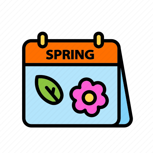 Calendar, nature, flower, beautiful, garden, summer, spring icon - Download on Iconfinder